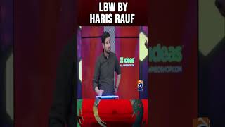 LBW by Haris Rauf abdulrazzaq mohammadamir imadwasim worldcup2023 shorts [upl. by Piwowar377]