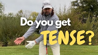 Grip too tight golf golftechnique seniorgolf golfswing [upl. by Ahsyekat]