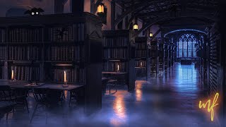 Hogwarts Library Restricted Section ASMR Ambience [upl. by Ahtanamas]