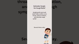 Saltwater Gargle for Cough Relief Easy and Effective Home Remedy [upl. by Clinton]