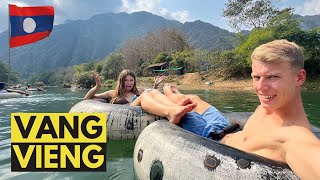 WHAT VANG VIENG is actually like  CRAZY Tipsy Tubing  LAOS 🇱🇦 [upl. by Okimat]