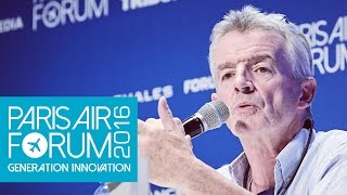 PARIS AIR FORUM Interview Michael OLeary  Ryanair en [upl. by Wendolyn]