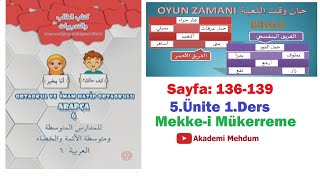 6SINIF  ARAPÇA  DERS KİTABI CEVAPLARI  5ÜNİTE 1DERS SAYFA 136 137 138 139 [upl. by Hyozo]