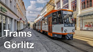 🇩🇪 Trams in Görlitz  Straßenbahn Görlitz 4K 2020 [upl. by Kosel]