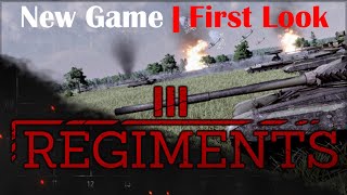 Regiments  New Game  First Look  MicroProse  WWIII RTS [upl. by Hgielrak]