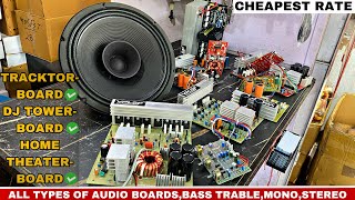 Cheapest All Types Audio Boards  Bass Trable Boards  Speaker  Mono Boards  Stereo  Amplifier [upl. by Marguerie]