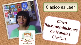 5 Recomendaciones de Novelas Clásicas  Un Libro para Buddy  Booktuber Perú [upl. by Treve]