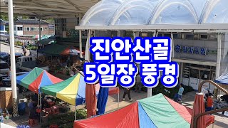 진안고원 전통시장 5일장 풍경각종 채소 모종고추모고구마순봄나물 풍성 [upl. by Idoj]