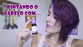 Como PINTAR o cabelo com VIOLETA GENCIANA  Color Hair [upl. by Gwen]