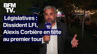 Législatives Alexis Corbière dissident LFI en tête au premier tour [upl. by Enelear]