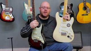 Fender American Professional vs American Standard Stratocaster Comparison [upl. by Senior927]