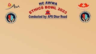 NC AWWA ETHICS BOWL 2023 Day1 [upl. by Tiphane]