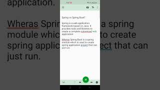 Spring vs Spring Boot springbootinterviewquestions [upl. by Valleau]