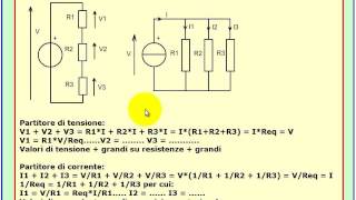 Tutorial di Elettrotecnica i partitori di tensione e di corrente  Lezione 3 [upl. by Harrak]