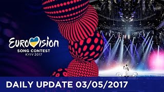 Eurovision Song Contest Daily Update 3 May 2017 [upl. by Kulda152]