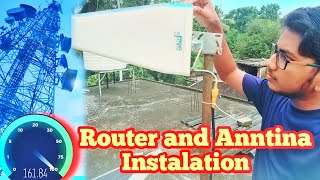 TP Link router and anntina Instalation 🔥 [upl. by Ahsercul]