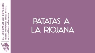 Patatas a la riojana receta tradicional [upl. by Abla256]