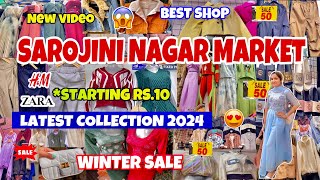 Sarojini Nagar Market Delhi 😍January 2024 Collection Sarojini market  delhi sarojini nagar market [upl. by Anaerdna]