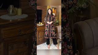 new pheran designs2024 designkashmiri embroidery kurti lpherandesigner new trending fa [upl. by Dlared]