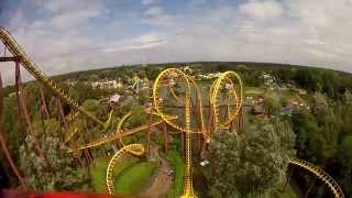 Parc Asterix Goudurix Tonnerre De Zeus amp Osiris HD [upl. by Elyrpa]