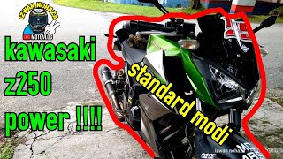 KAWASAKI Z250 POWER  STANDARD MODI [upl. by Ellard]