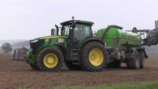 John Deere 7230R mit Eckart Fass amp Claas Axion 930 mit Horsch TerranoFM HD [upl. by Pedrick]