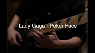 Lady GagaPoker Face electric guitar [upl. by Airyk]