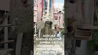 MUKUBA BOREHOLES Ltd is one of the most reliable Borehole drilling companies in Zambia [upl. by Woodrow]