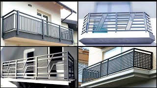 Modern amp Latest Balcony Railing Design in 2023  Best Iron Balcony Grill Design Ideas for Home [upl. by Atekram]