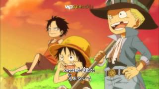 One Piece Opening 14  Fight Together Sub ThaiKaraoke [upl. by Nibbs464]