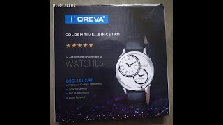 OREVA WALL CLOCK NIGHT GLOW unboxing and review [upl. by Octavie]