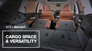 2019 Subaru Ascent Cargo Space and Versatility [upl. by Ji]