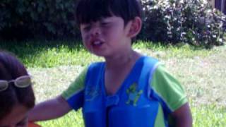 little boy singing love song barney funny [upl. by Athal]