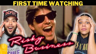 RISKY BUSINESS 1983  FIRST TIME WATCHING  MOVIE REACTION [upl. by Ahtnamys]