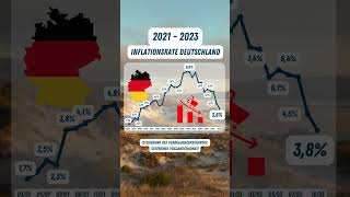 Inflationsrate Deutschland 2021 Oktober 2023 📈📈📉📈📉 [upl. by Gavriella580]