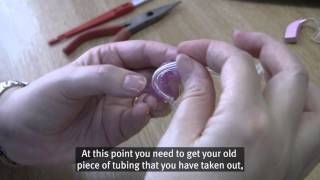 How to change the tubing in your deaf childs hearing aids [upl. by Viscardi]