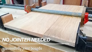 Jointing without jointer [upl. by Aillicsirp]