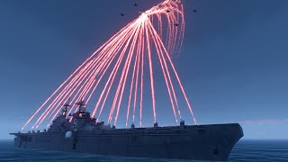 A10 WarthogThunderbolt II vs Warship CRAM Firing  CIWS in Action  Simulation [upl. by Garap]