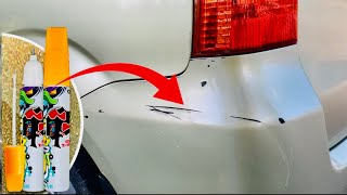 How to Repair Scratches on Car Body Using Touch Up Paint Pen With Low Cost Budget  DIY [upl. by Tirb]