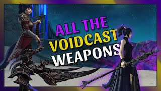 FFXIV  ALL New Voidcast Weapons  64 [upl. by Deroo]