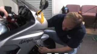 2007 Kawasaki Ninja 650R Suspension Evaluation [upl. by Hieronymus]