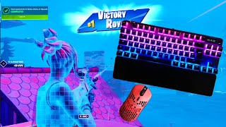 Steelseries Apex Pro ASMR Chill🤩Satisfying Keyboard Fortnite Arena Linear Switch 240 FPS Smooth 4K [upl. by Sabsay]