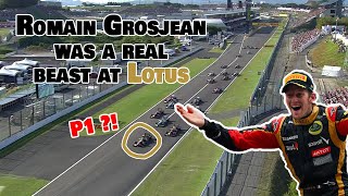 Everyone forgot Romain Grosjean was a BEAST at Lotus [upl. by Lavinie781]