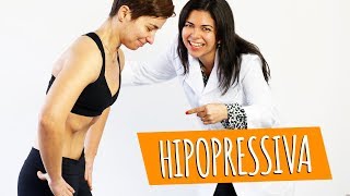 Abdominales Hipopresivos para reducir el abdomen  ¿Cómo se hacen [upl. by Aslin]