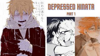 DEPRESSED HINATA pt 1 quotAm I Worthlessquot  Haikyuu Chat Stories [upl. by Horatia]