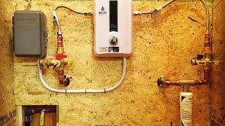 EcoSmart Eco 8 Electric Tankless Water Heater Installation and Review [upl. by Anidam981]