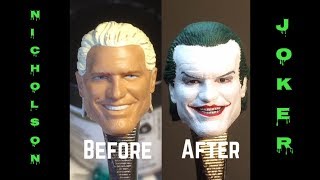 Jack Nicholson Joker custom head made for BurnoutInc [upl. by Odirfliw]