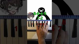 Noot Noot Piano Tutorial shorts [upl. by Coniah]