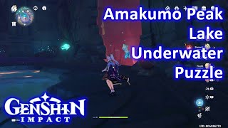 Amakumo Peak Lake Underwater Puzzle Genshin Impact [upl. by Nyliuqcaj497]