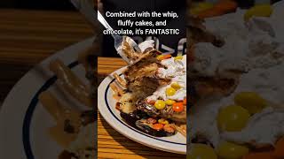 IHOP Reeses Pieces PotM 🥜🍫 ihop reeses pancakes peanutbutter chocolate asmr food october [upl. by Attenyl]